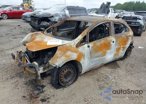 2012 Kia Rio Lx из США, поврежденный, VIN KNADM5A36C6014656